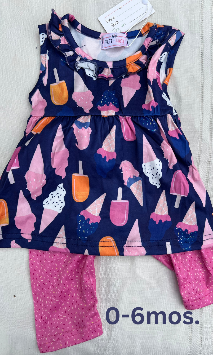 Ice Cream Capri Set
